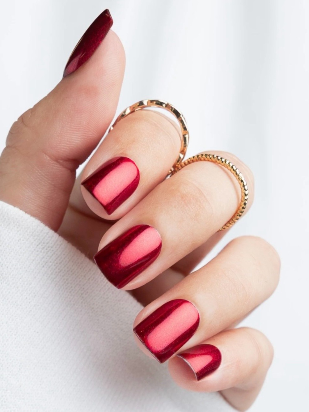 NEW Red Aspen nail dashes